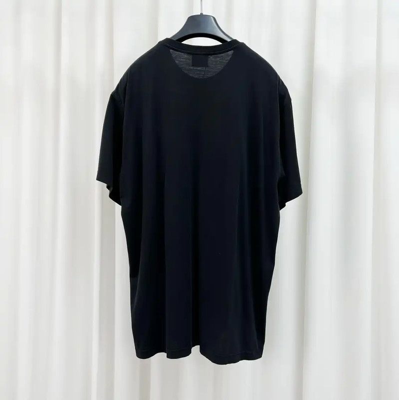 Burberry Burberry Kingdom Black Cotton Short Sleeve T-Shirt Size US L / EU 52-54 / 3 - 2 Thumbnail