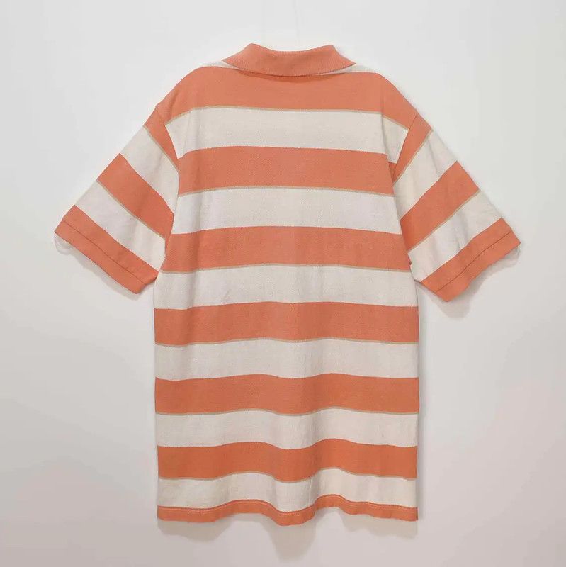 Burberry Burberry Men's Orange Striped Polo Shirt Size US M / EU 48-50 / 2 - 2 Thumbnail