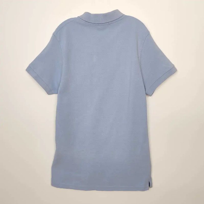 Burberry Burberry Light Blue Cotton Polo Shirt for Men Size US L / EU 52-54 / 3 - 2 Thumbnail