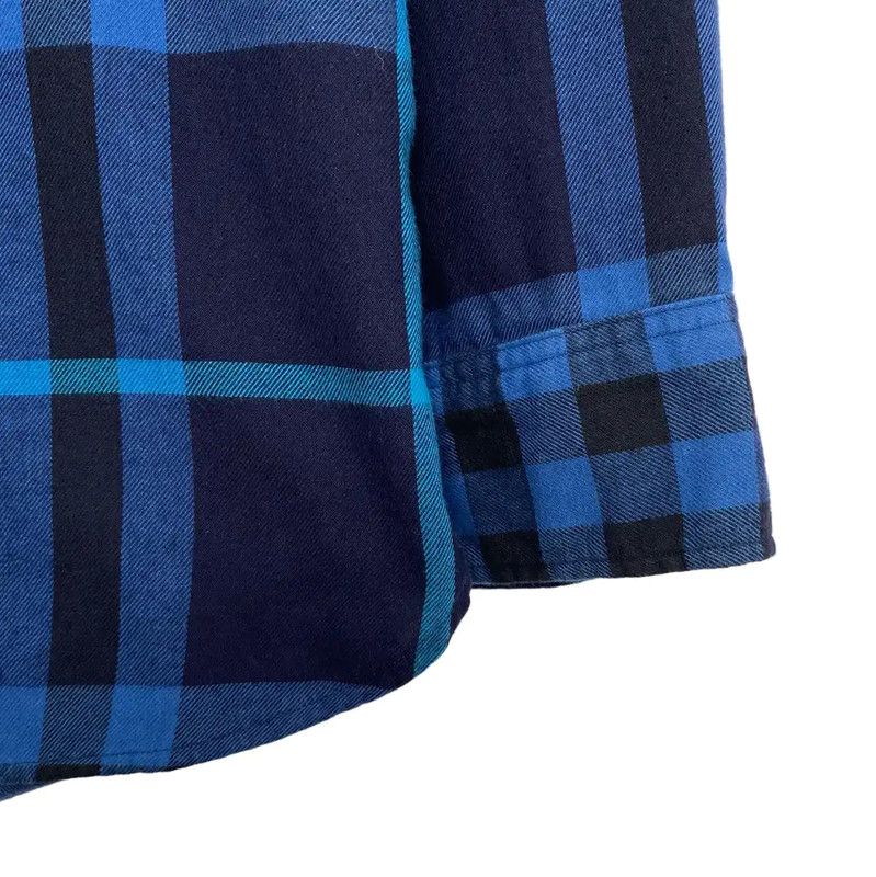 Burberry Burberry Blue Cotton Long Sleeve Shirt Size US M / EU 48-50 / 2 - 5 Thumbnail