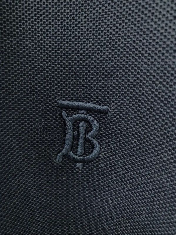 Burberry Burberry Men's Navy Cotton Polo Shirt Size US M / EU 48-50 / 2 - 6 Thumbnail