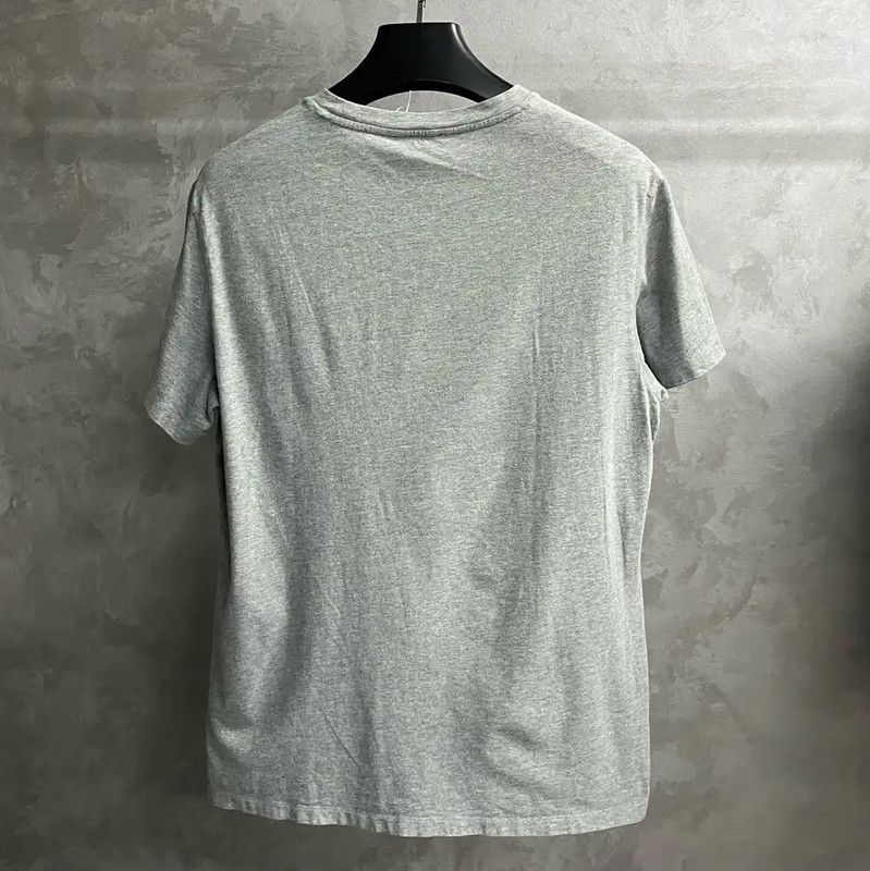 Burberry Burberry Men's Gray Cotton T-Shirt Size US L / EU 52-54 / 3 - 2 Thumbnail