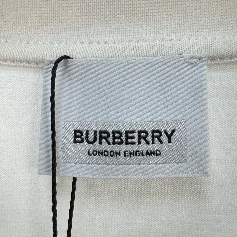 Burberry Burberry Summer Logo Printed White T-Shirt Size US S / EU 44-46 / 1 - 5 Thumbnail