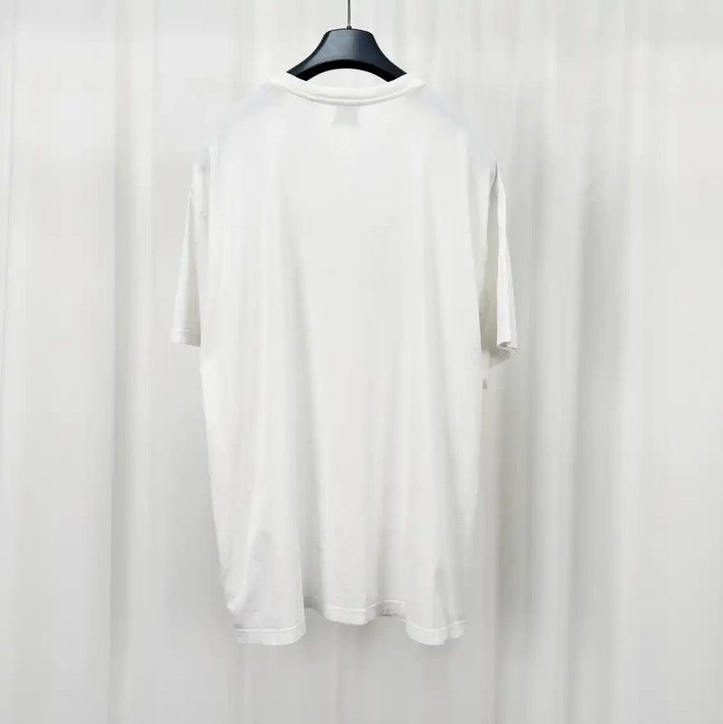 Burberry Burberry Men's Summer White Logo T-Shirt Size US L / EU 52-54 / 3 - 2 Thumbnail