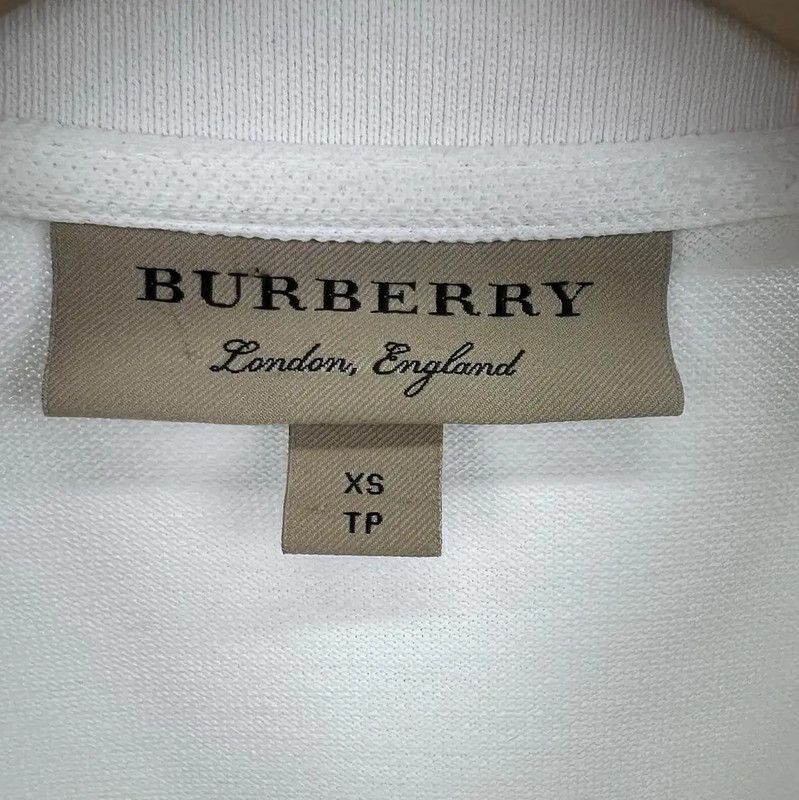 Burberry Burberry White Cotton Men's Polo Shirt Size US XS / EU 42 / 0 - 3 Thumbnail