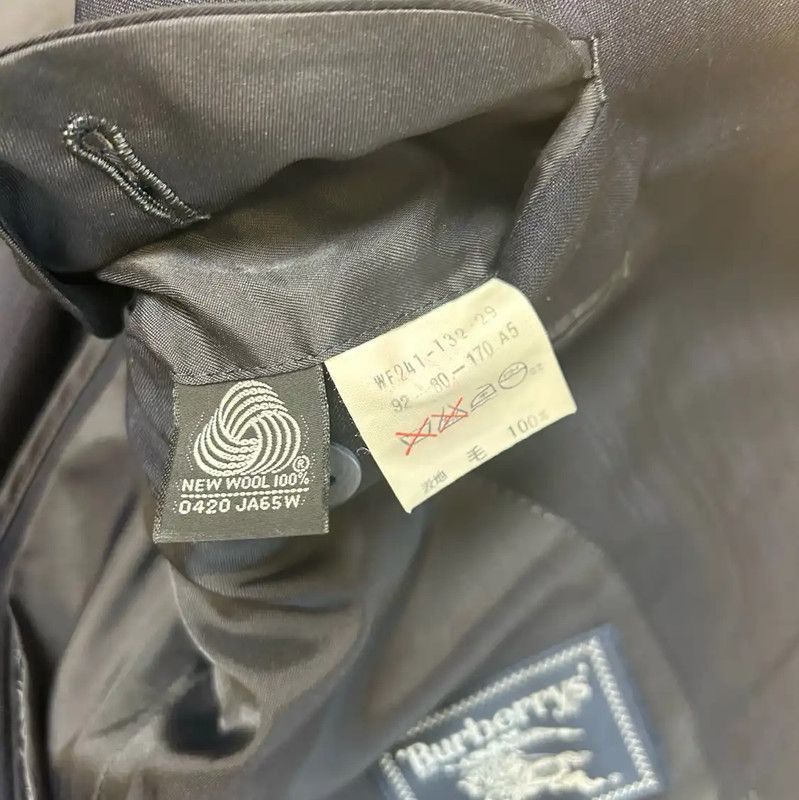 Burberry Burberry Men's Navy Wool Summer Jacket Size US M / EU 48-50 / 2 - 7 Thumbnail