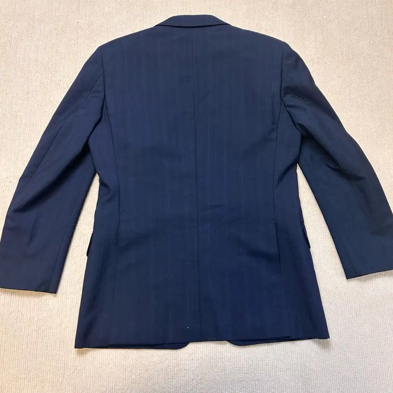 Burberry Burberry Men's Navy Wool Summer Jacket Size US M / EU 48-50 / 2 - 3 Thumbnail