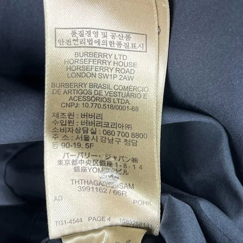 Burberry Burberry Black Cotton Men's Shirt Size US M / EU 48-50 / 2 - 5 Thumbnail