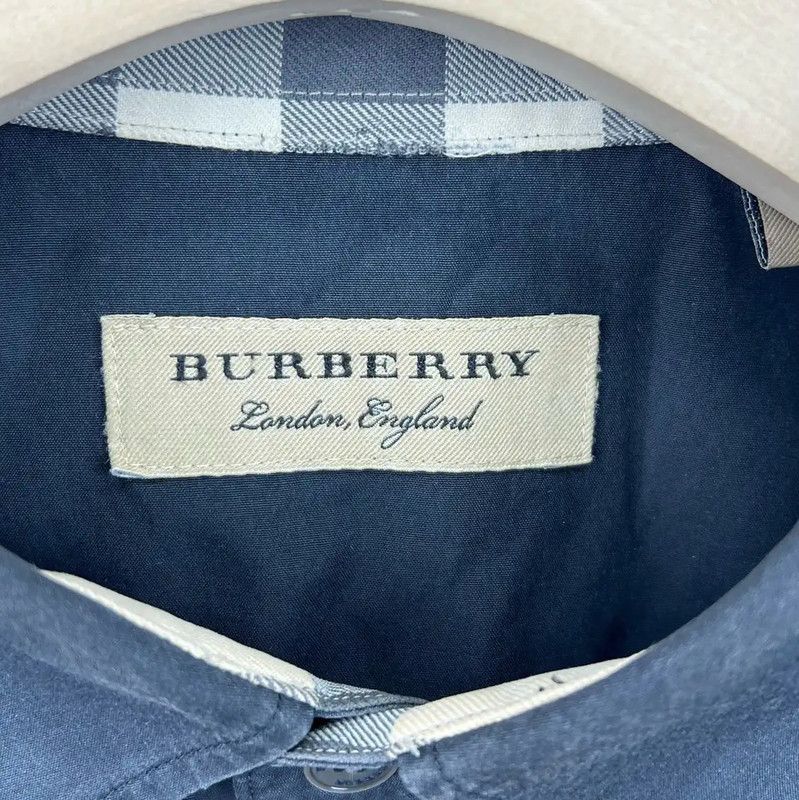Burberry Burberry Black Cotton Men's Shirt Size US M / EU 48-50 / 2 - 3 Thumbnail