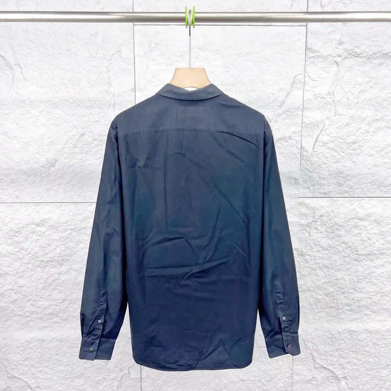 Burberry Burberry Black Cotton Men's Shirt Size US M / EU 48-50 / 2 - 2 Thumbnail