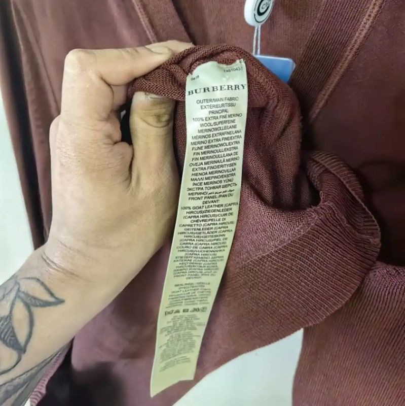 Burberry Burberry M Brown Men's Cardigan Size US M / EU 48-50 / 2 - 4 Thumbnail