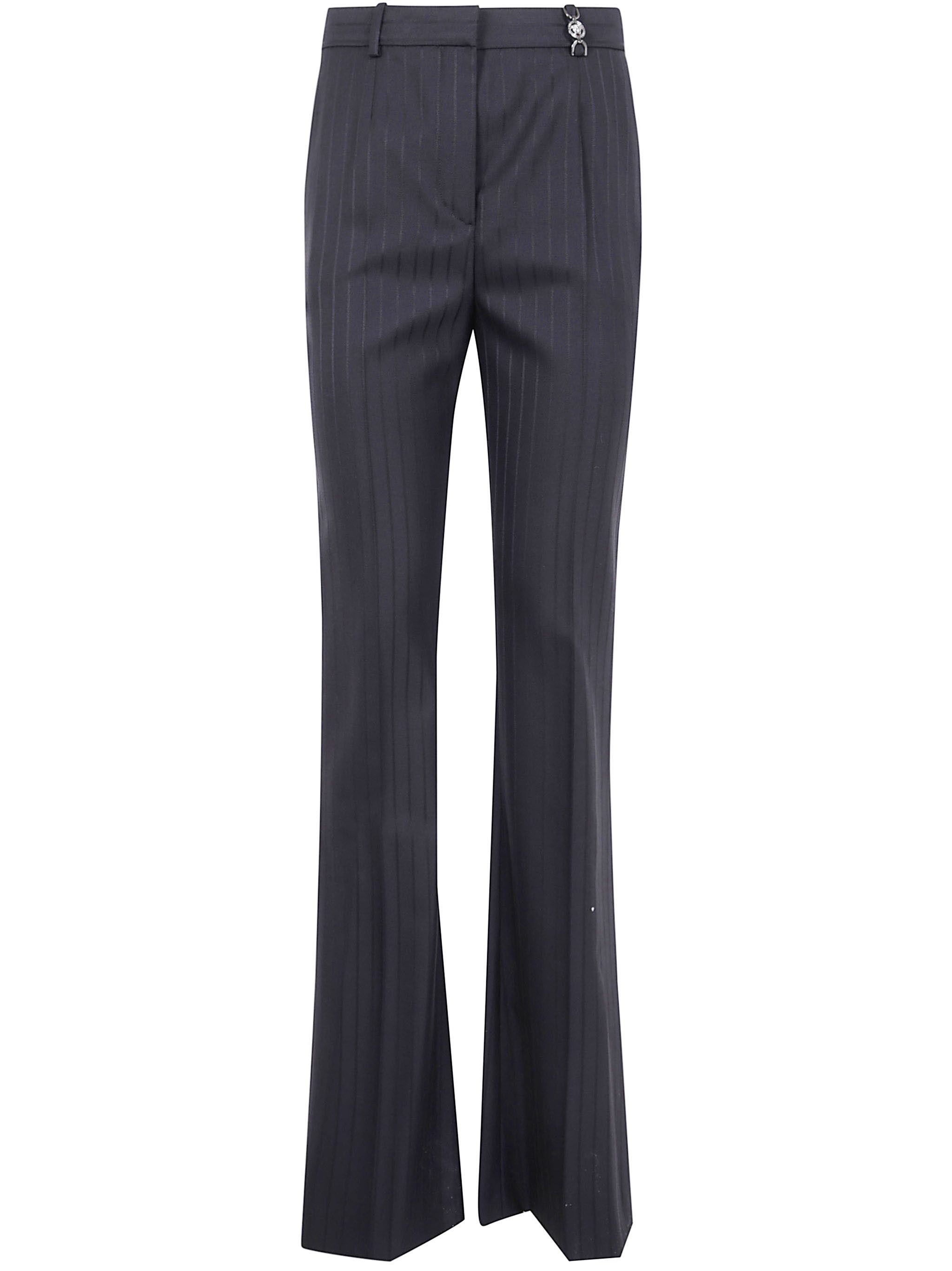 Versace INFORMAL PANT RESPONSIBLE WOOL TONAL PINSTRIPES Size 32" / US 10 / IT 46 - 6 Thumbnail