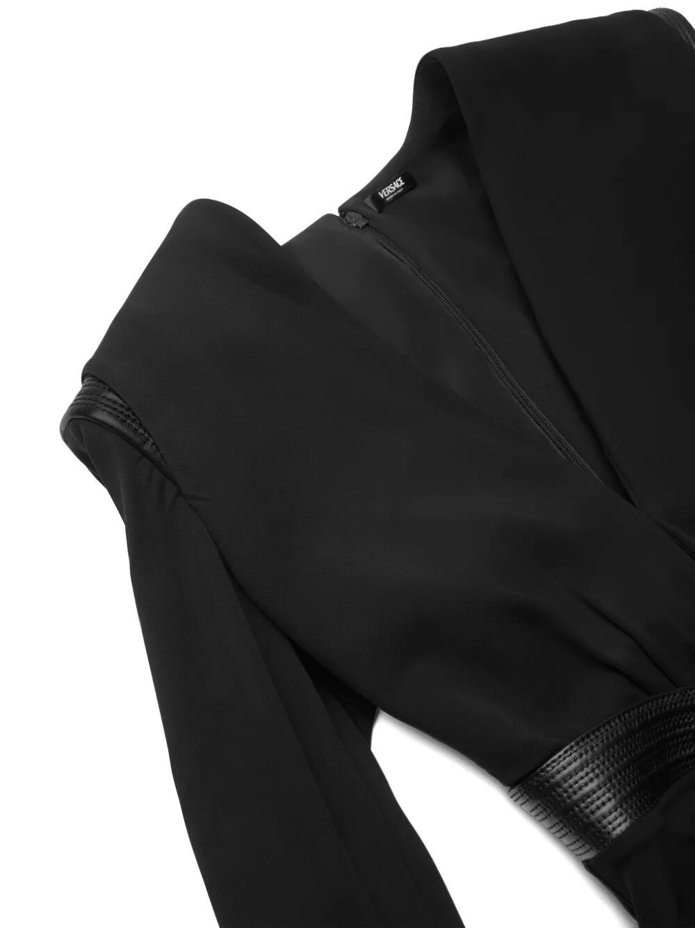 Versace BODYSUIT RESPONSIBLE STRETCH CREPE JERSEY Size 28" / US 6 / IT 42 - 3 Thumbnail