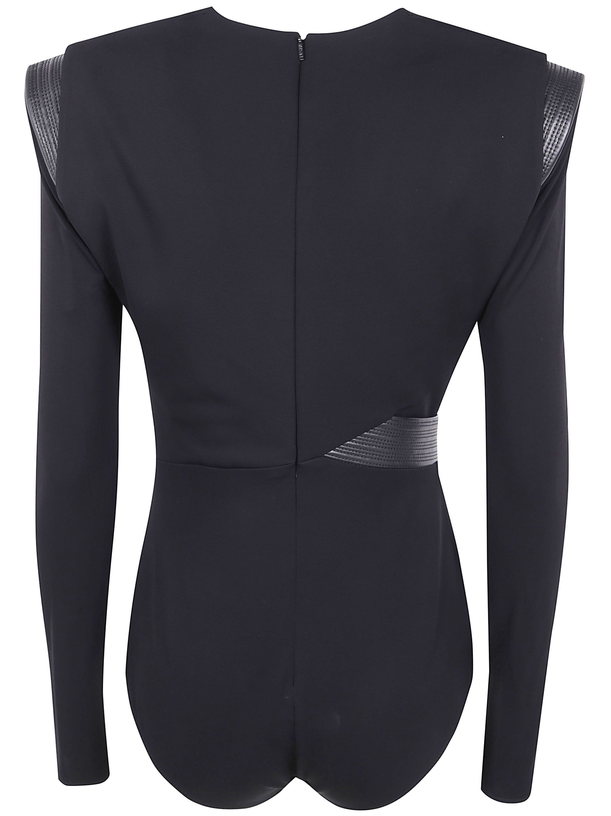Versace BODYSUIT RESPONSIBLE STRETCH CREPE JERSEY Size 30" / US 8 / IT 44 - 6 Thumbnail