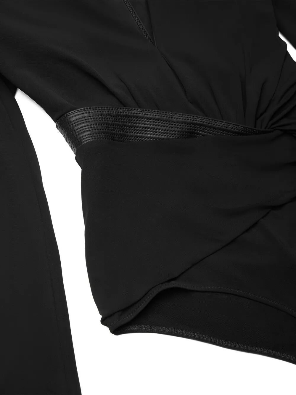 Versace BODYSUIT RESPONSIBLE STRETCH CREPE JERSEY Size 30" / US 8 / IT 44 - 4 Thumbnail