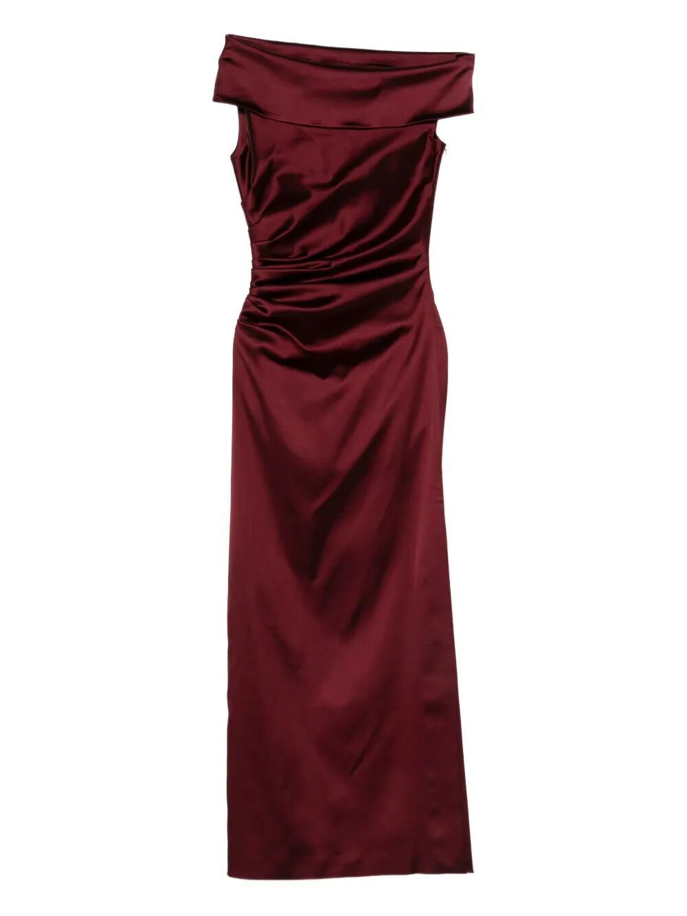 Max Mara "OPACO" BOAT NECK LONG DRESS Size M / US 6-8 / IT 42-44 - 4 Thumbnail