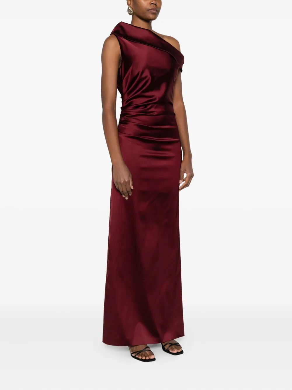 Max Mara "OPACO" BOAT NECK LONG DRESS Size M / US 6-8 / IT 42-44 - 6 Thumbnail
