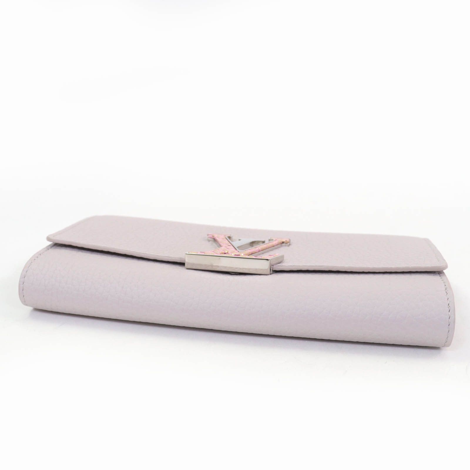 Louis Vuitton Louis Vuitton Louis Vuitton Portefeuille Capucines LV Python Leather Wallet Leather Long Wallet N87625 DUTY FREE for USA Size ONE SIZE - 4 Thumbnail