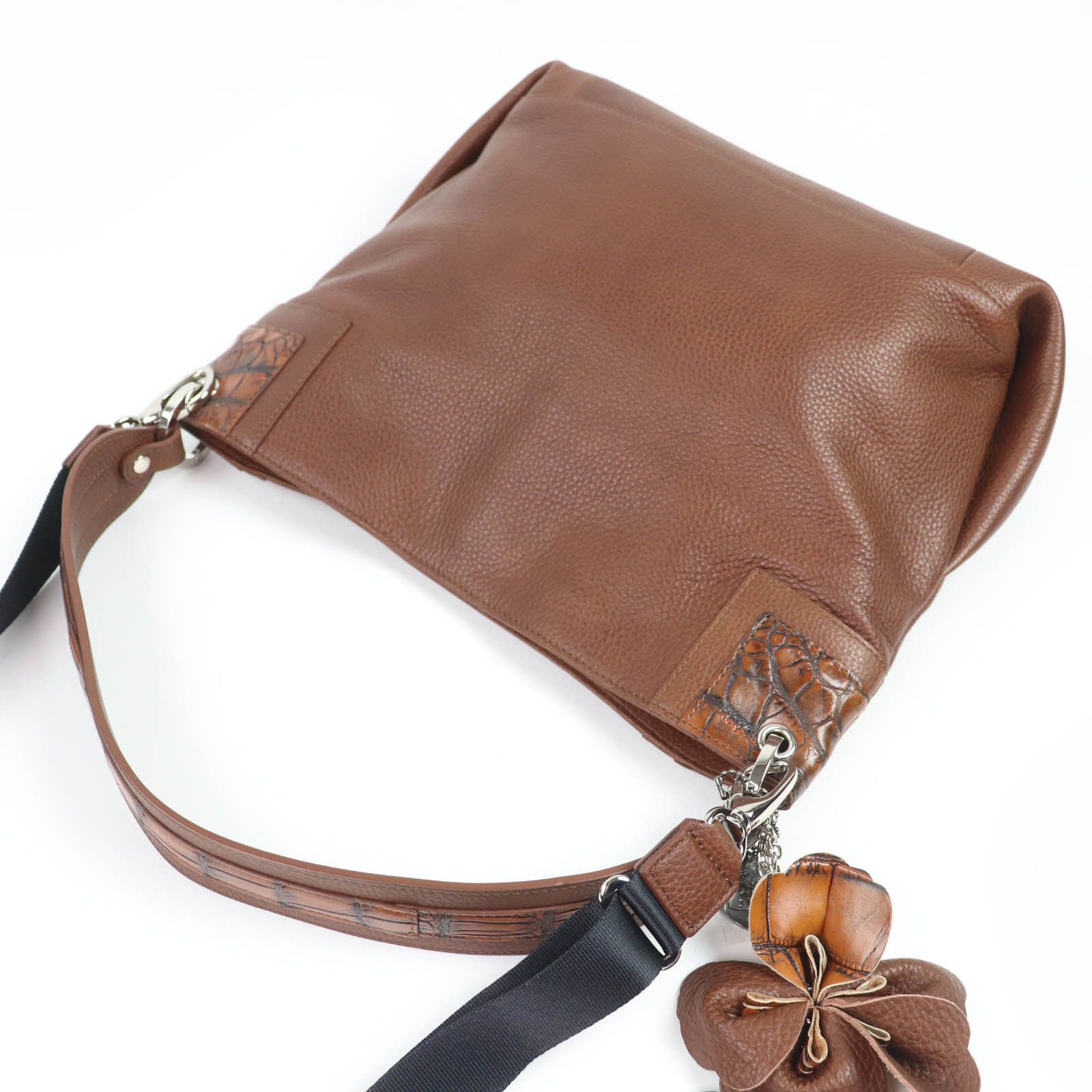 Other Other Beaugrand Crocodile Leather 2way Handbag Leather Shoulder Bag DUTY FREE for USA Size ONE SIZE - 6 Thumbnail