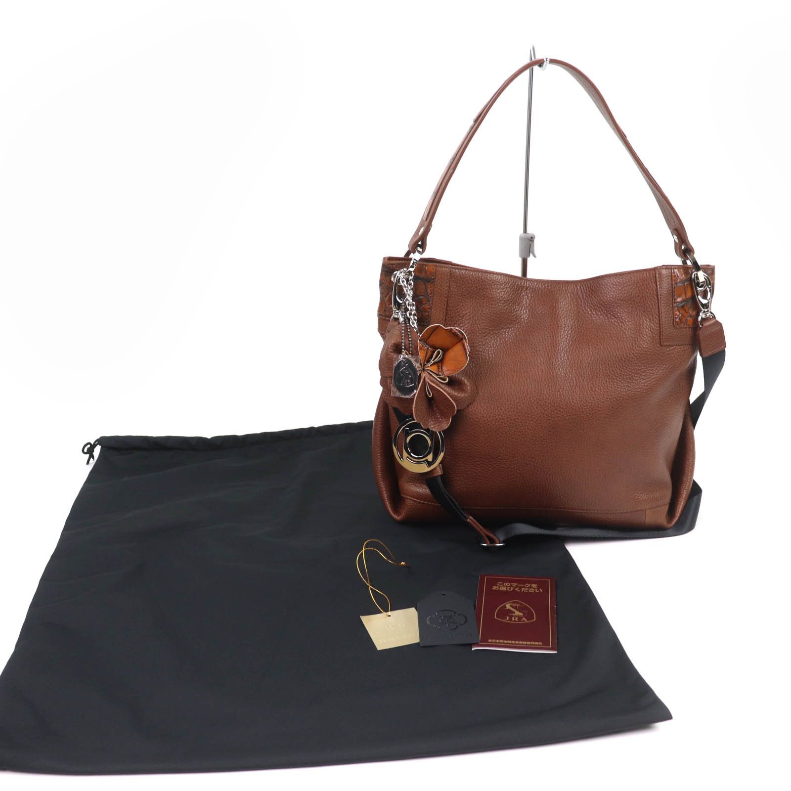Other Other Beaugrand Crocodile Leather 2way Handbag Leather Shoulder Bag DUTY FREE for USA Size ONE SIZE - 2 Thumbnail