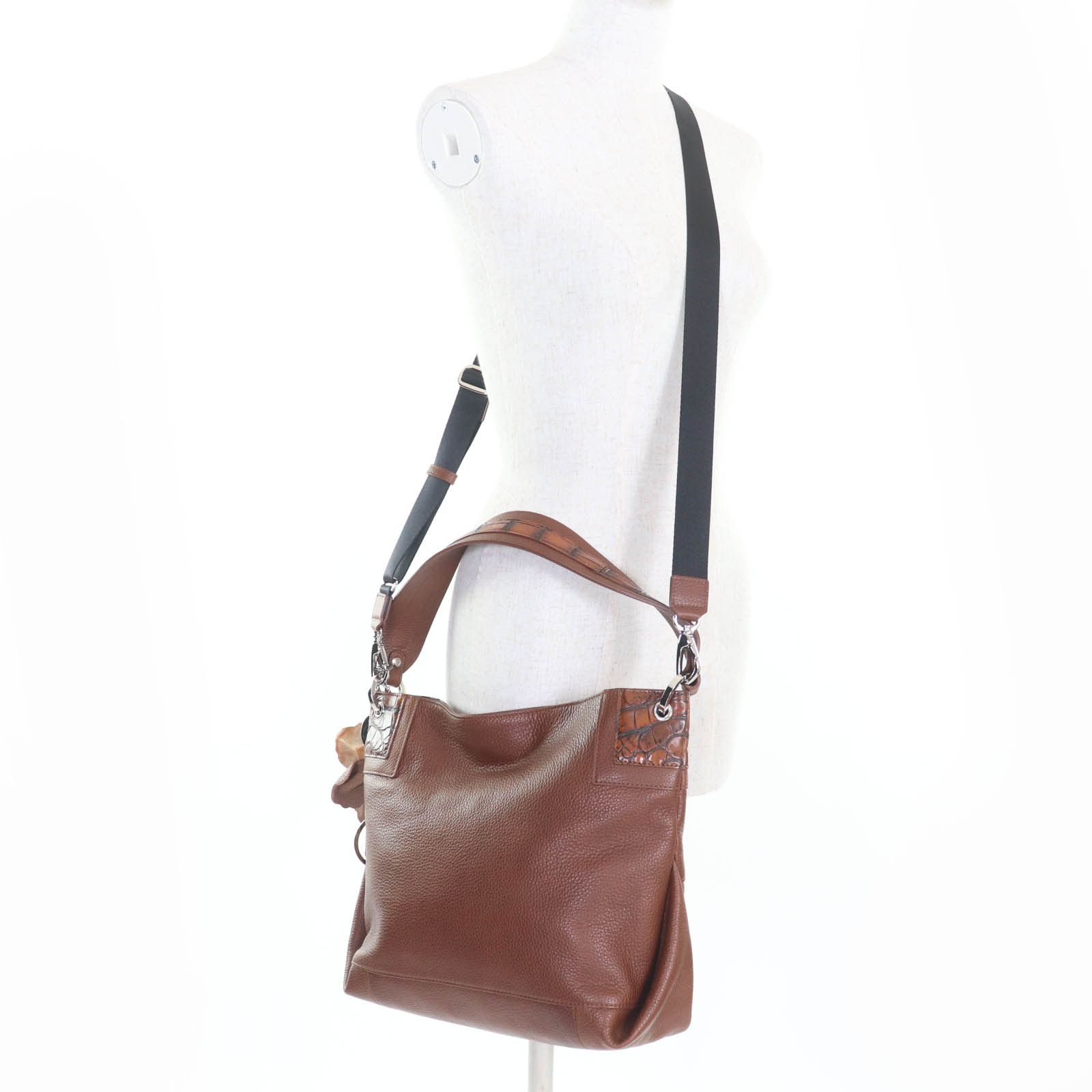 Other Other Beaugrand Crocodile Leather 2way Handbag Leather Shoulder Bag DUTY FREE for USA Size ONE SIZE - 10 Thumbnail