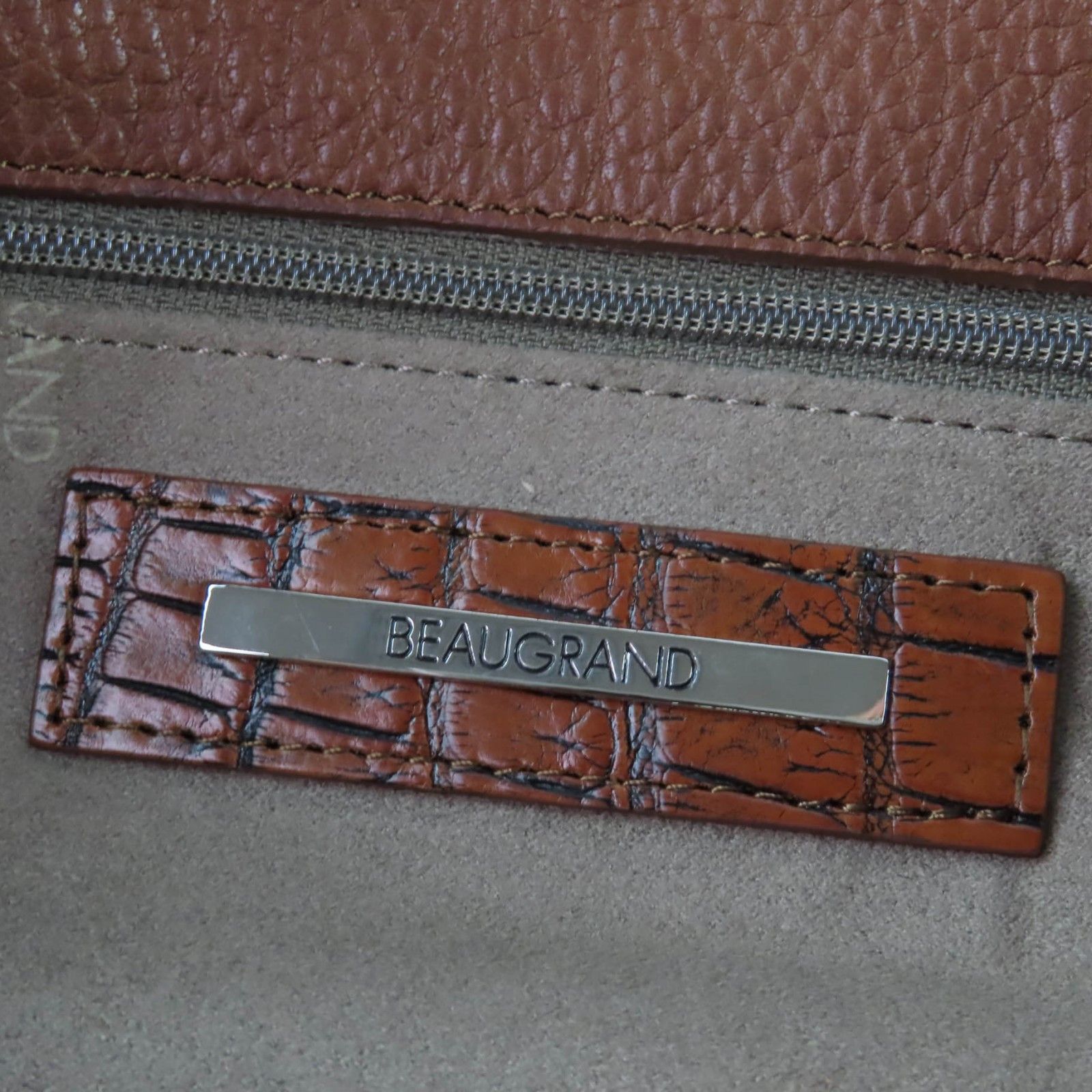 Other Other Beaugrand Crocodile Leather 2way Handbag Leather Shoulder Bag DUTY FREE for USA Size ONE SIZE - 13 Thumbnail