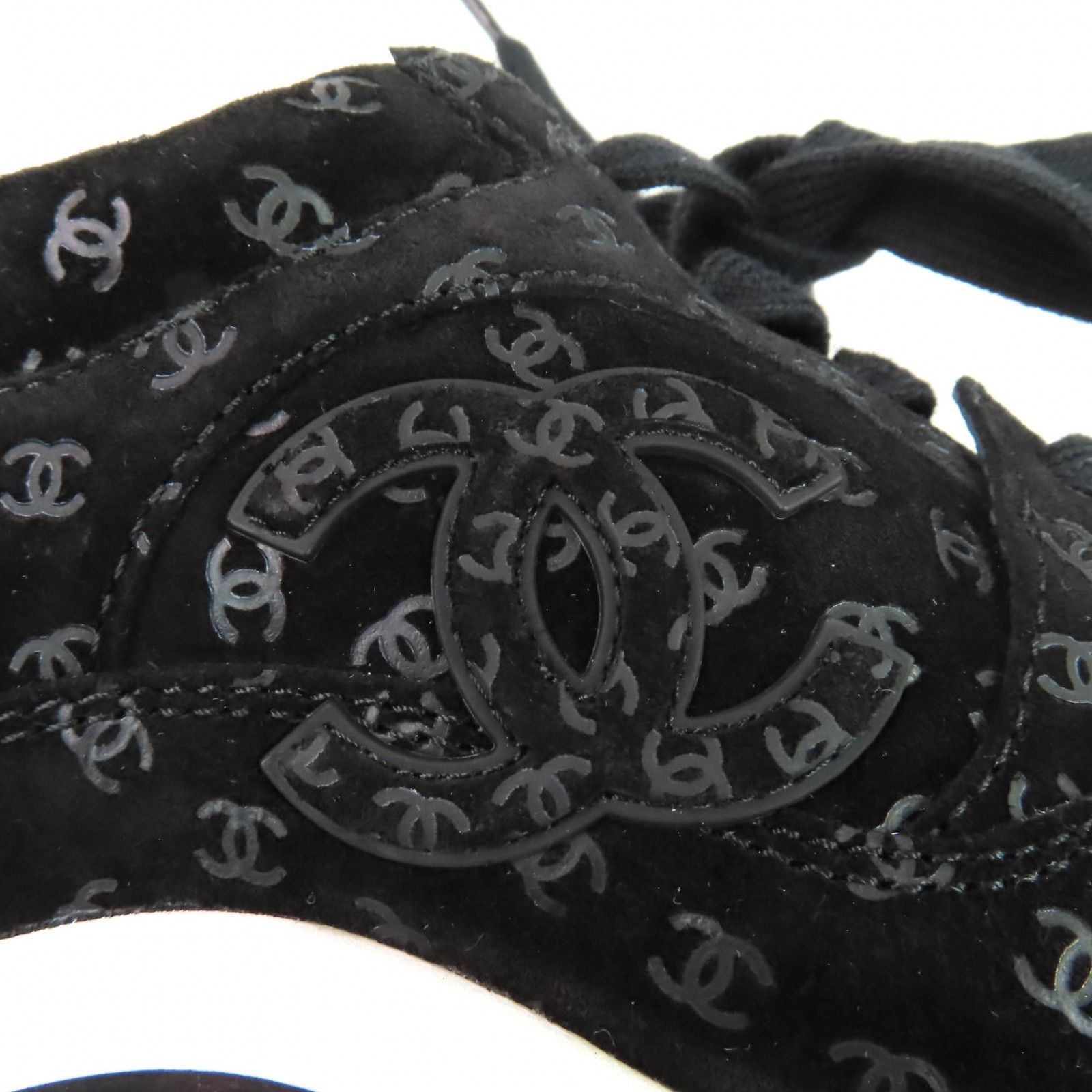 Chanel Chanel Chanel Suede Leather Sneakers Suede Shoes G39230 DUTY FREE for USA Size ONE SIZE - 9 Thumbnail