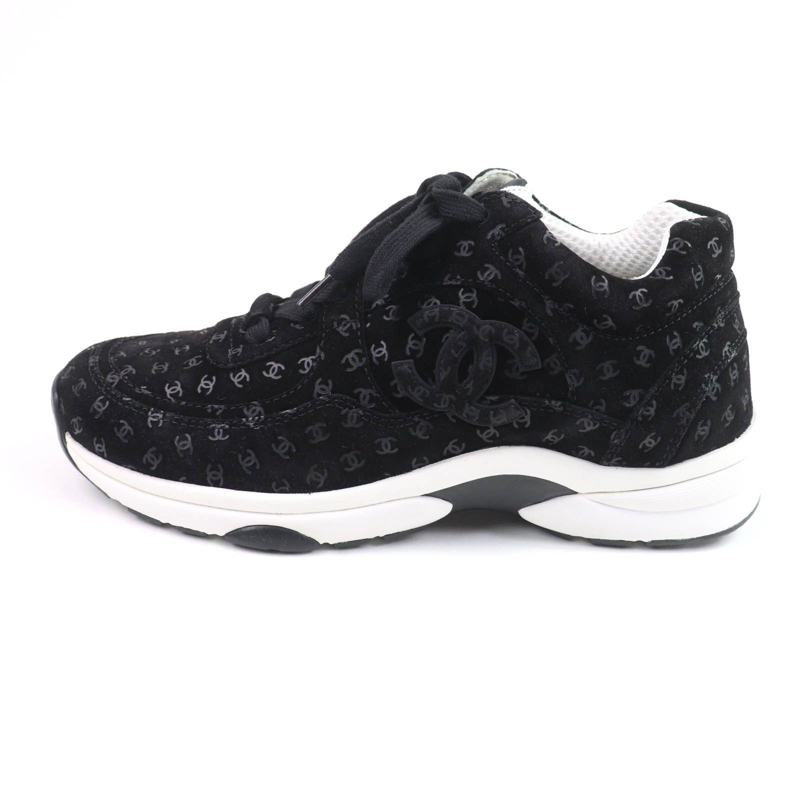 Chanel Chanel Chanel Suede Leather Sneakers Suede Shoes G39230 DUTY FREE for USA Size ONE SIZE - 5 Thumbnail