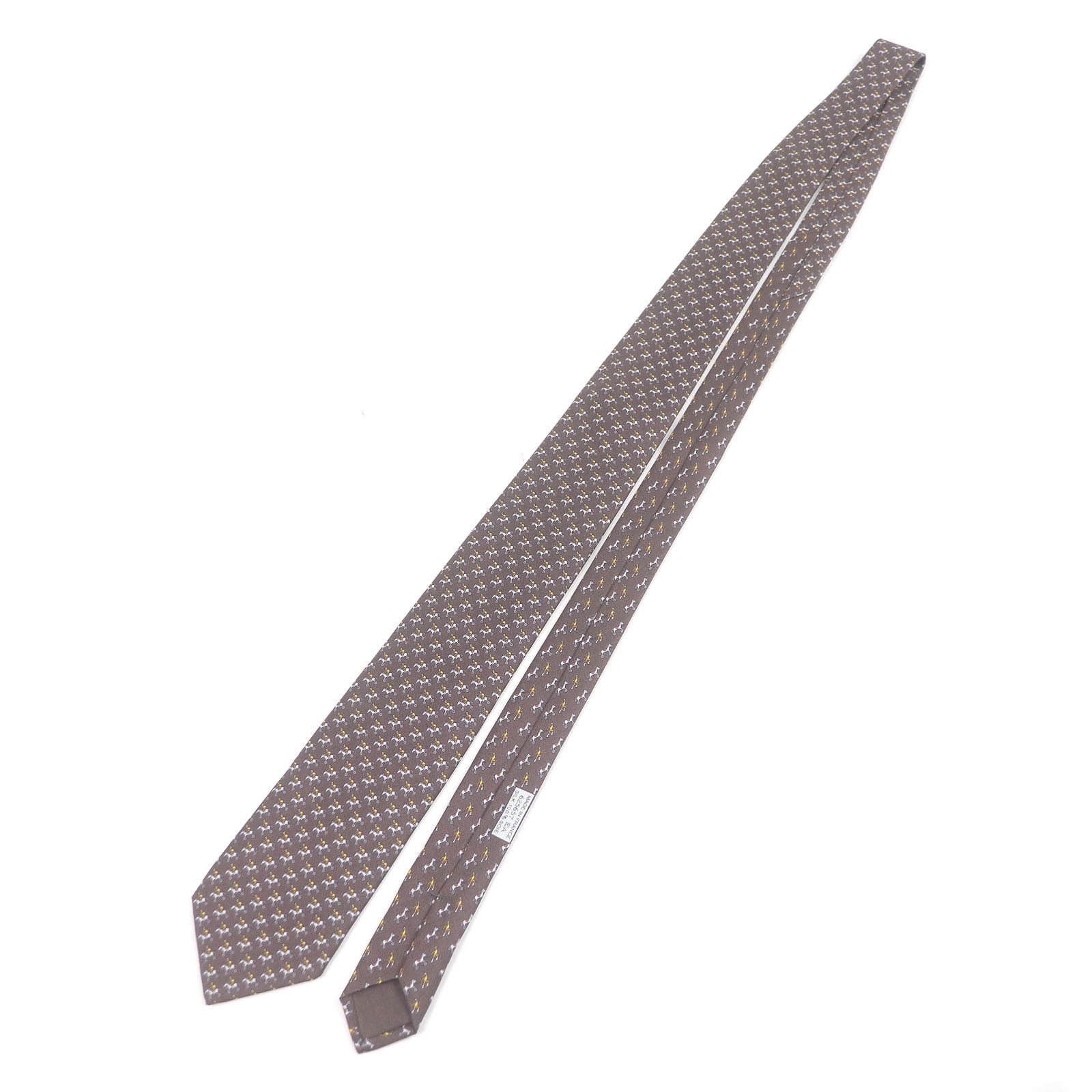 Hermes Hermes Hermes Jockey & Toy Horse Silk Tie Others Necktie DUTY FREE for USA Size ONE SIZE - 3 Thumbnail