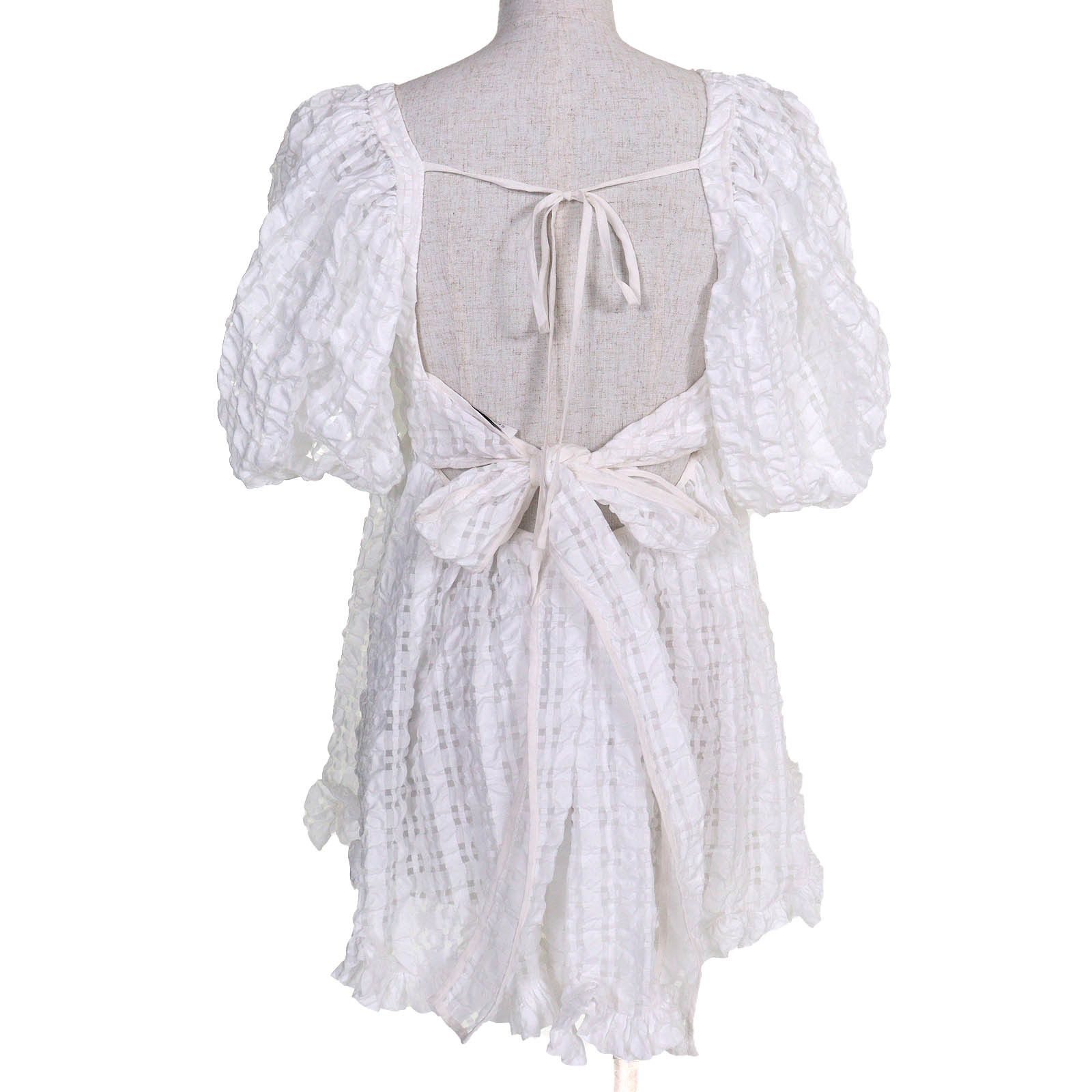 Other Other Cecilie Bahnsen VEGTA BLOUSE Blouse Cotton Tops J05DL0103 DUTY FREE for USA Size ONE SIZE - 3 Thumbnail