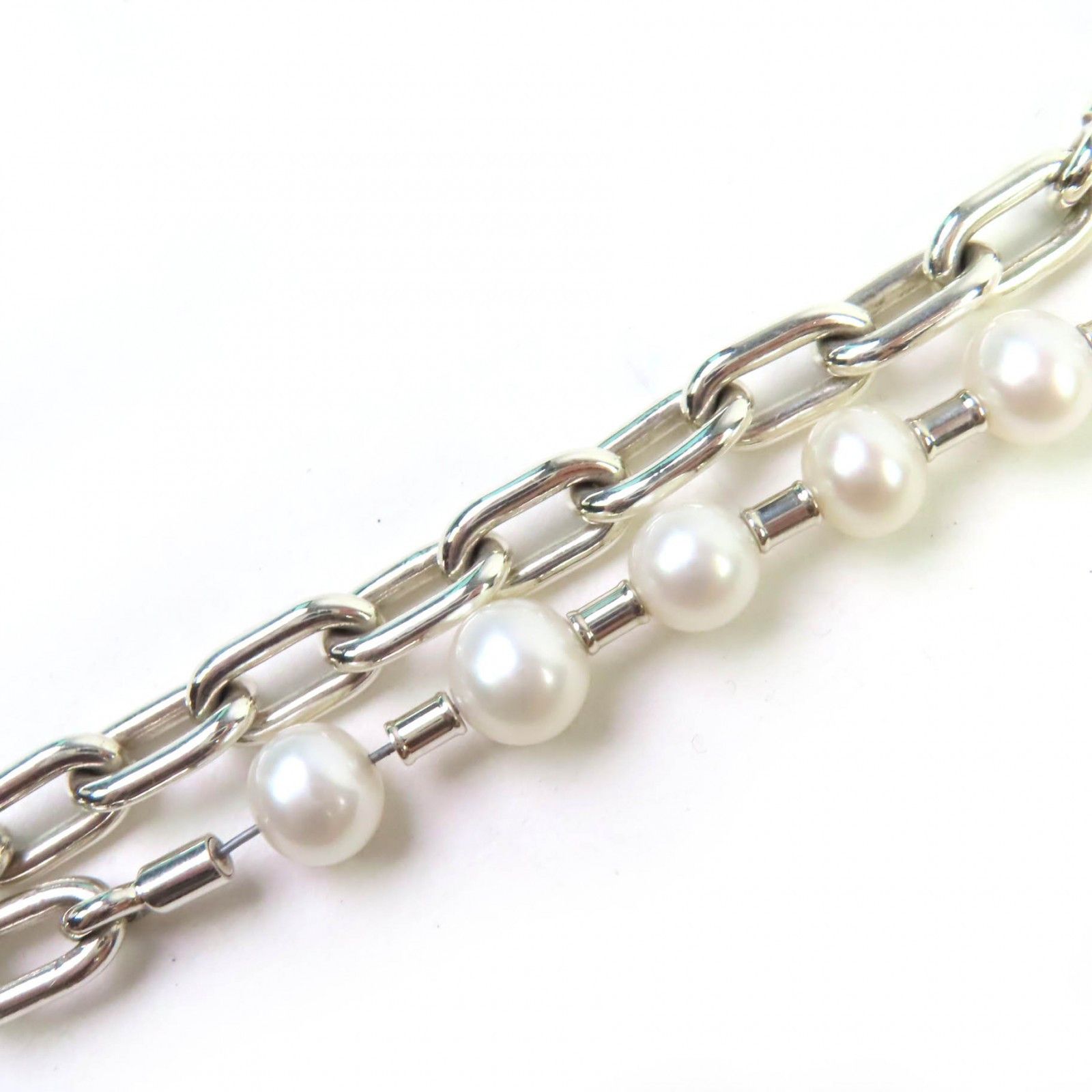 Tiffany & Co. Tiffany & Co. Tiffany&Co. Pearl Rock AG925 Bracelet Size 17 Metal Bracelet DUTY FREE for USA Size ONE SIZE - 9 Thumbnail