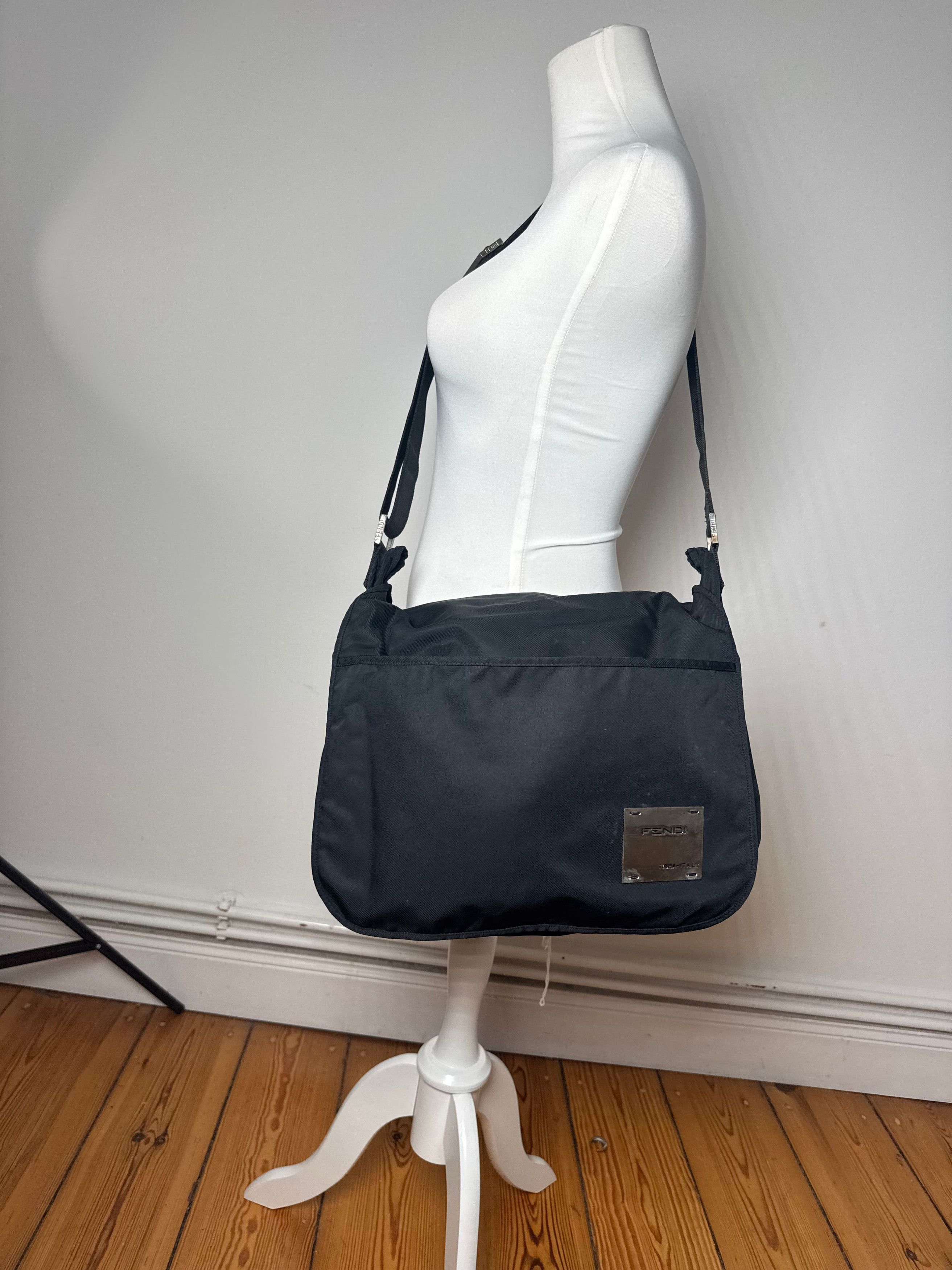 Fendi Vintage 2 Way Polyester Bag black Size ONE SIZE - 13 Thumbnail