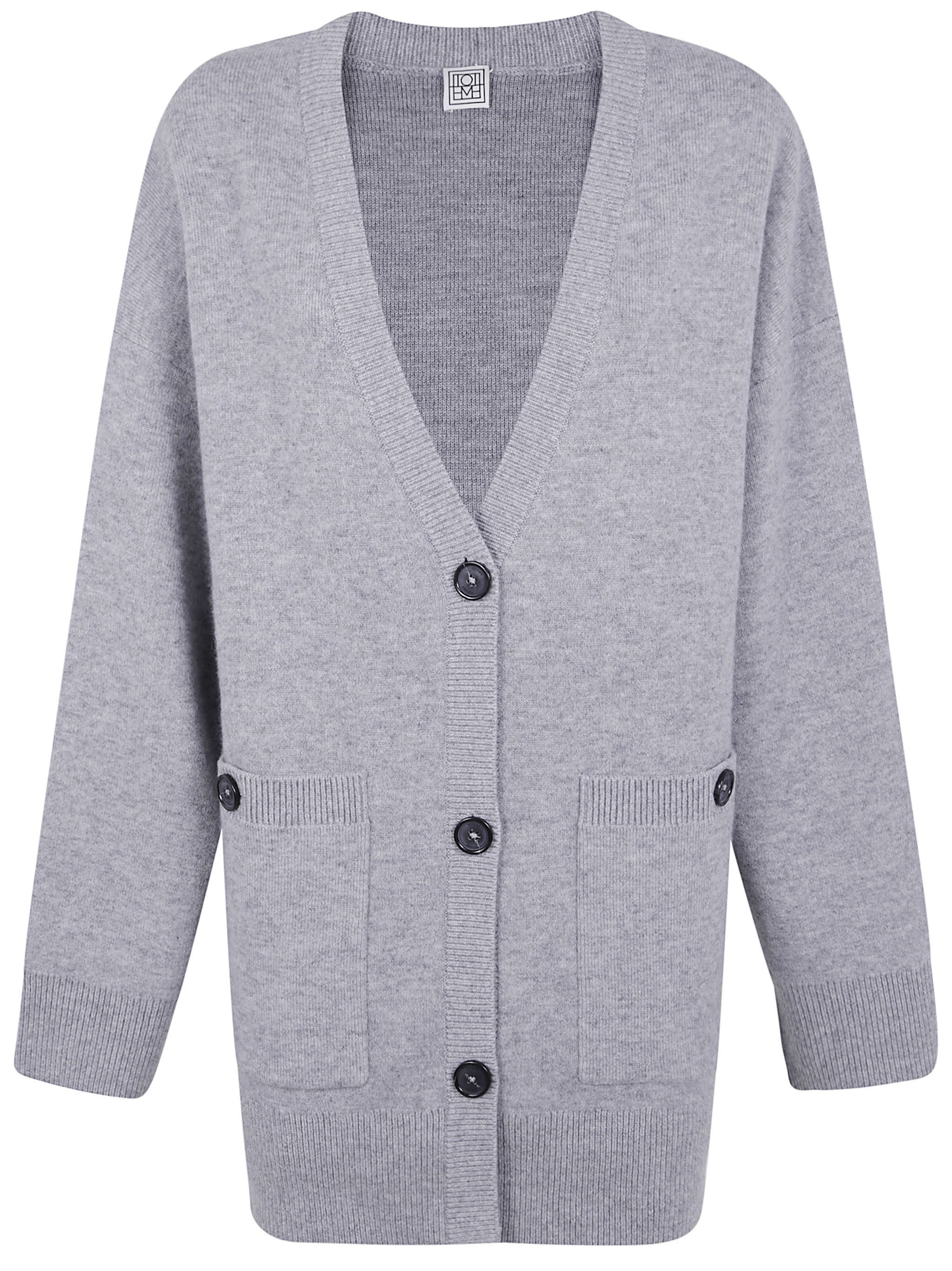Toteme CASHMERE MERINOS "LONGLINE" CARDIGAN Size XXS / US 00 / IT 34 - 3 Thumbnail