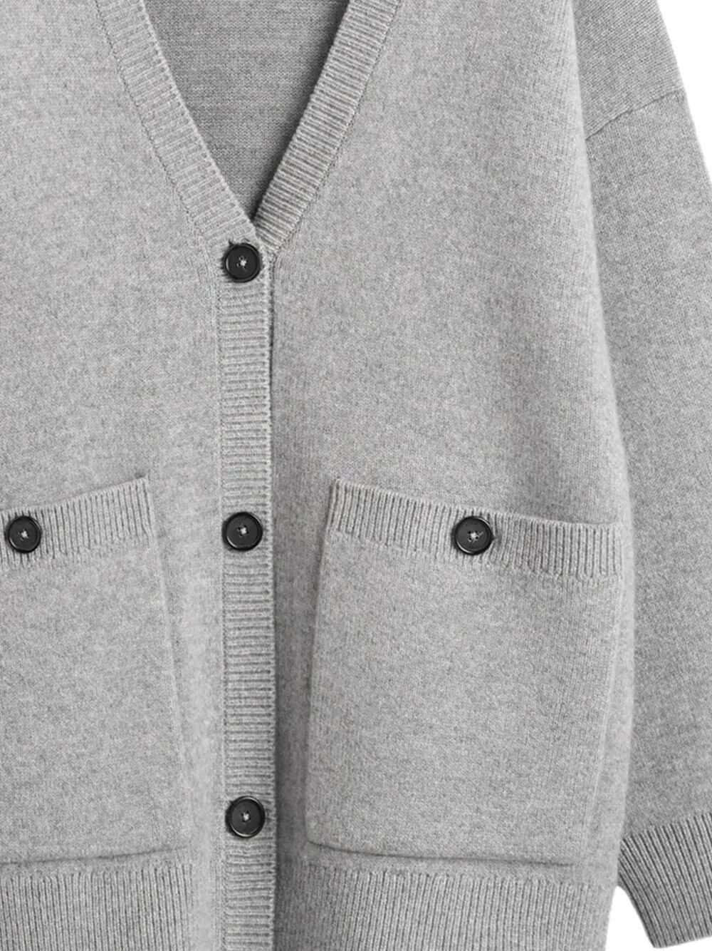 Toteme CASHMERE MERINOS "LONGLINE" CARDIGAN Size XXS / US 00 / IT 34 - 2 Thumbnail
