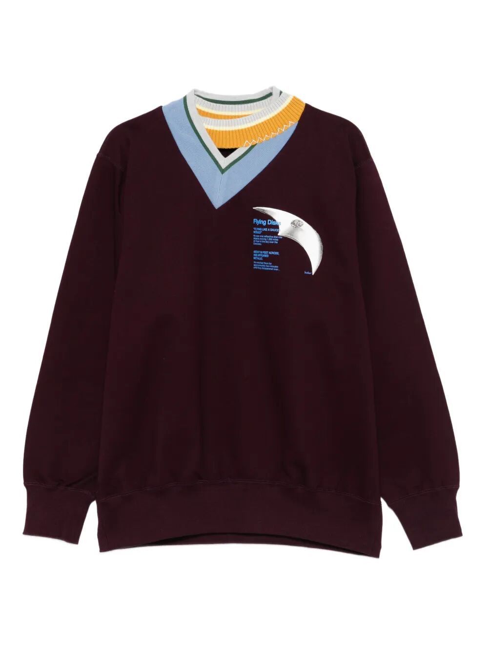Kolor "CUT & SEW 07" V NECK SWEATER Size US M / EU 48-50 / 2 - 4 Thumbnail