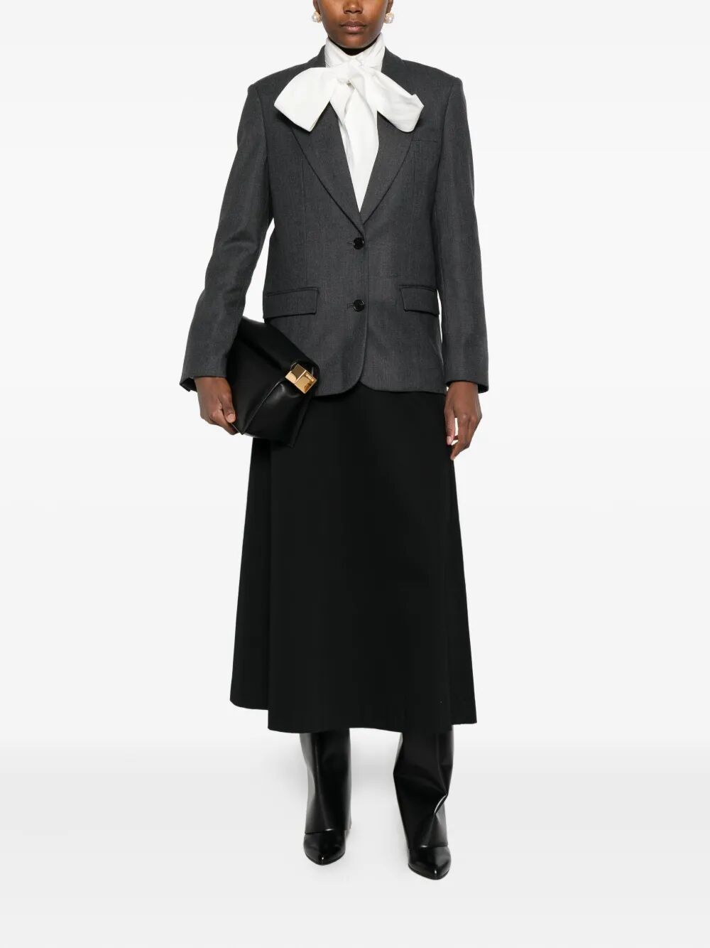 Anine Bing "ROSS" SINGLE-BREASTED BLAZER JACKET Size S / US 4 / IT 40 - 2 Thumbnail
