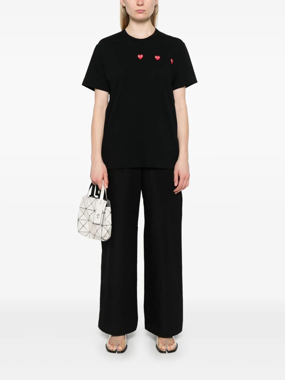 Comme des Garcons PLAY "LOGO PRINT" T-SHIRT Size L / US 10 / IT 46 - 4 Thumbnail