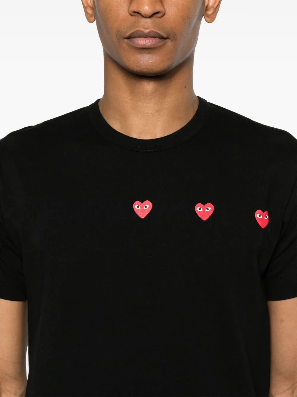 Comme des Garcons PLAY "LOGO PRINT" T-SHIRT Size XXL / US 16-18 / IT 52-54 - 3 Thumbnail