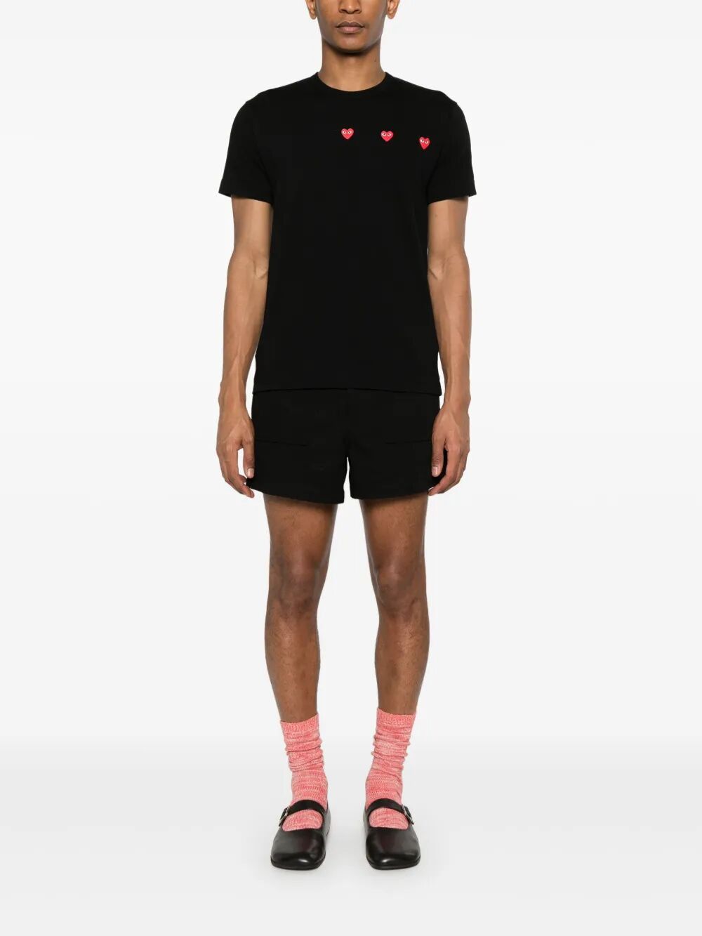 Comme des Garcons PLAY "LOGO PRINT" T-SHIRT Size XXL / US 16-18 / IT 52-54 - 5 Thumbnail