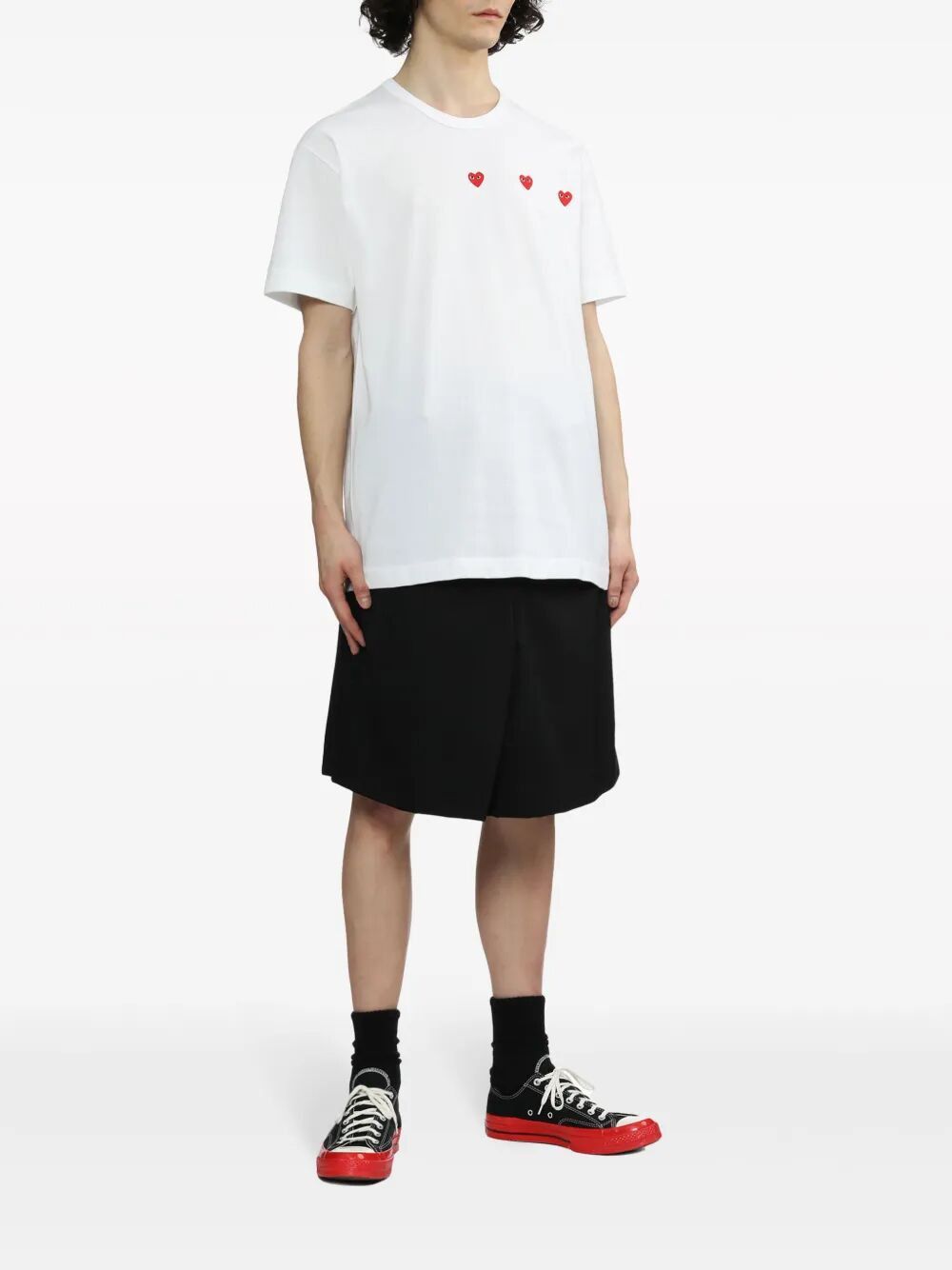 Comme des Garcons PLAY "LOGO PRINT" T-SHIRT Size XL / US 12-14 / IT 48-50 - 5 Thumbnail