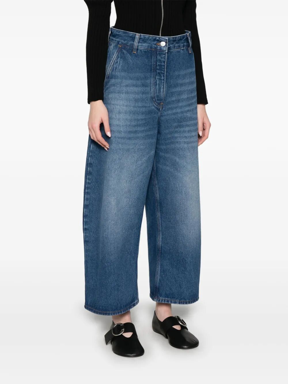Studio Nicholson WIDE CROP DENIM Size 26" / US 2 / IT 38 - 3 Thumbnail