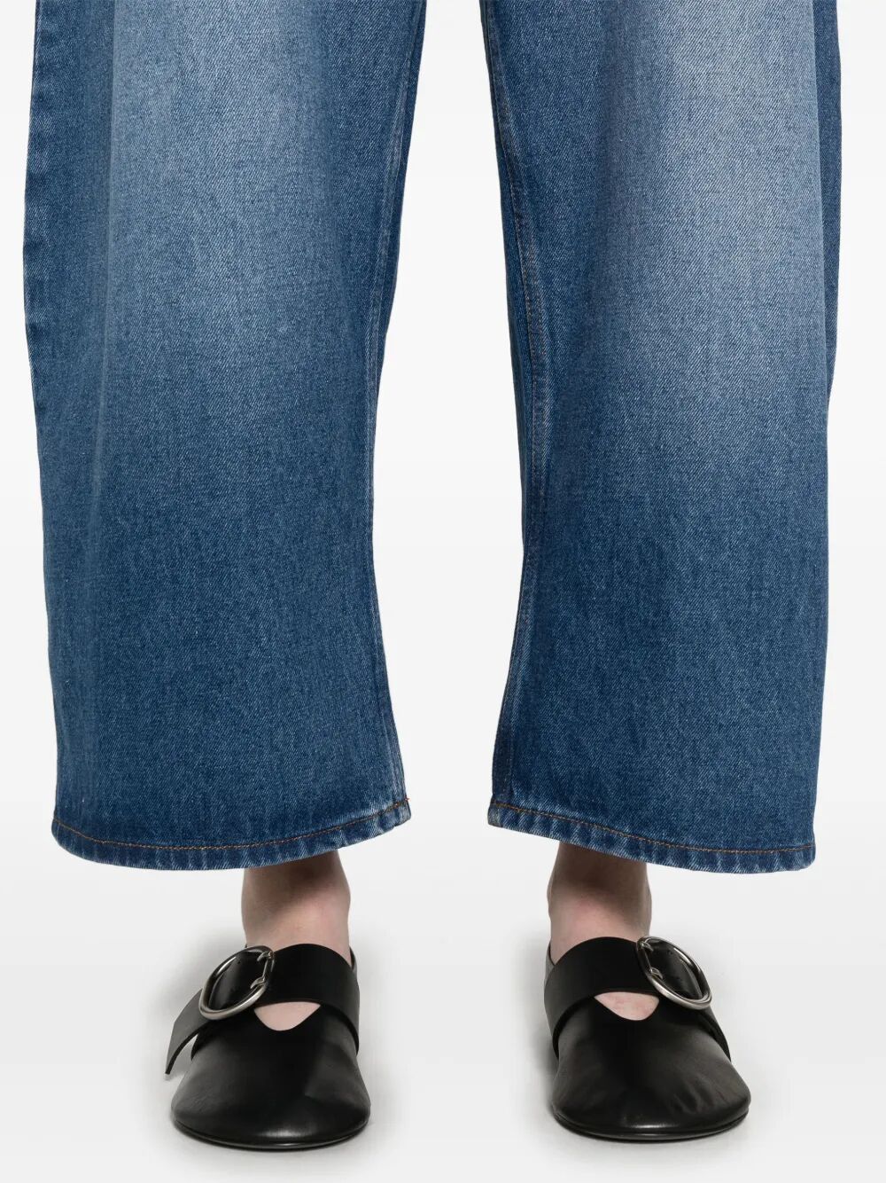 Studio Nicholson WIDE CROP DENIM Size 26" / US 2 / IT 38 - 5 Thumbnail