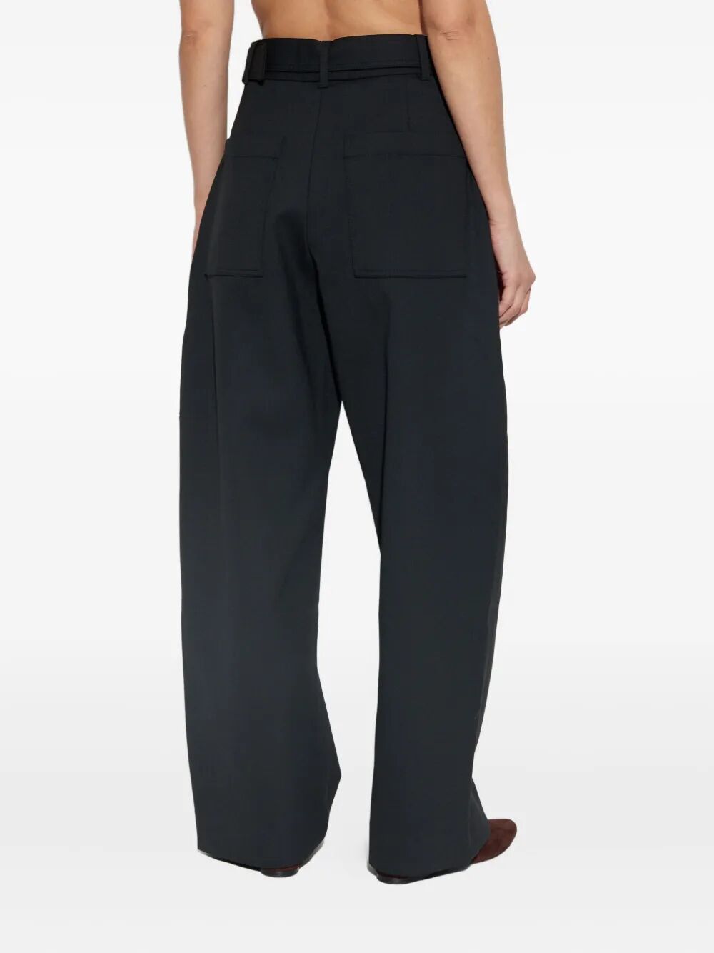 Studio Nicholson "DORING" BELTED ROUND LEG PANT Size 28" / US 6 / IT 42 - 2 Thumbnail