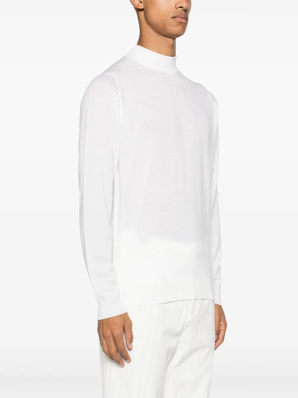 John Smedley "HARCOURT" MOCK NECK Size US XXL / EU 58 / 5 - 2 Thumbnail