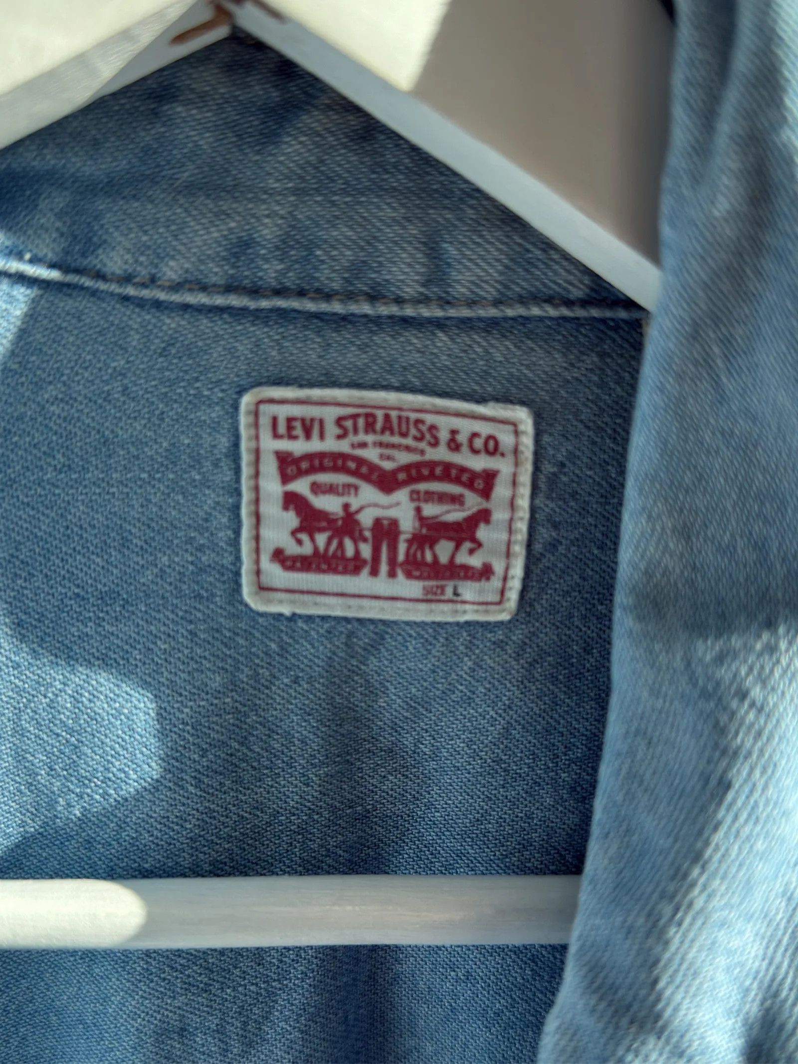 Levi's Levi's Shirt Size L / US 10 / IT 46 - 2 Thumbnail