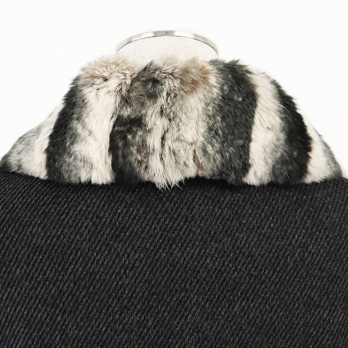 Other Other Balmain Classic Angora Blend 2way Coat Others Outerwear DUTY FREE for USA Size ONE SIZE - 14 Thumbnail
