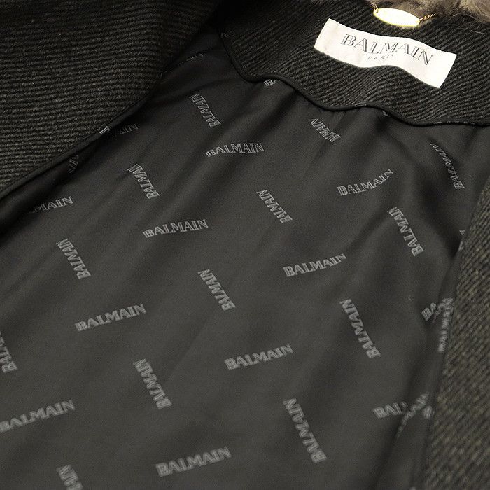 Other Other Balmain Classic Angora Blend 2way Coat Others Outerwear DUTY FREE for USA Size ONE SIZE - 8 Thumbnail