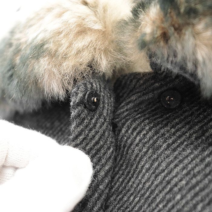 Other Other Balmain Classic Angora Blend 2way Coat Others Outerwear DUTY FREE for USA Size ONE SIZE - 3 Thumbnail