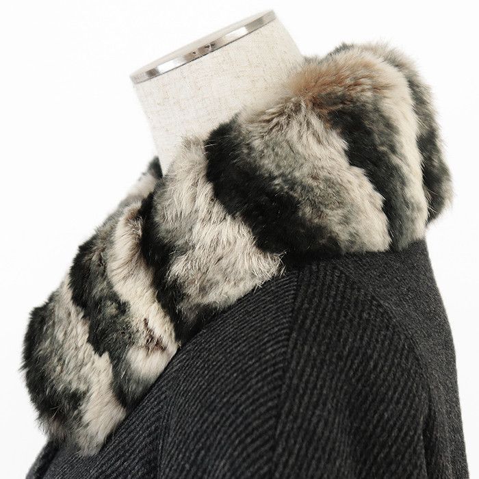 Other Other Balmain Classic Angora Blend 2way Coat Others Outerwear DUTY FREE for USA Size ONE SIZE - 13 Thumbnail