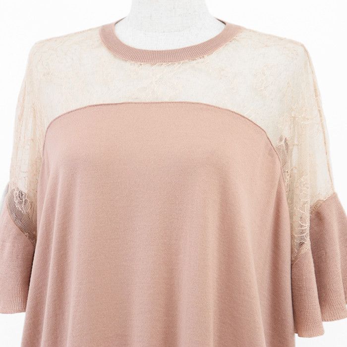 Valentino Valentino Valentino Flower Lace Wool Top Others Tops DUTY FREE for USA Size ONE SIZE - 2 Thumbnail